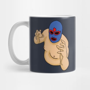 I’ll wrestle you, punk! Mug